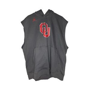 University of Oklahoma Jordan Sleeveless Hoodie | Men’s Basketball | XL | NBW